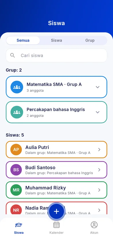 Murid dan grup