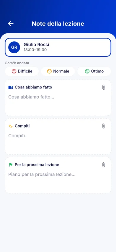 Note e compiti