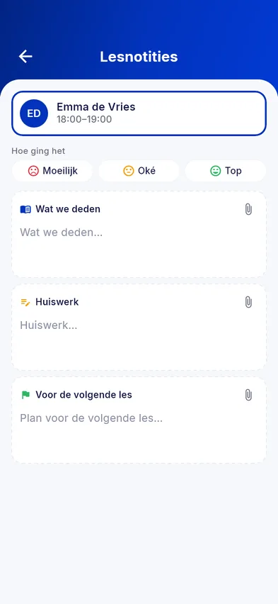 Notities en huiswerk