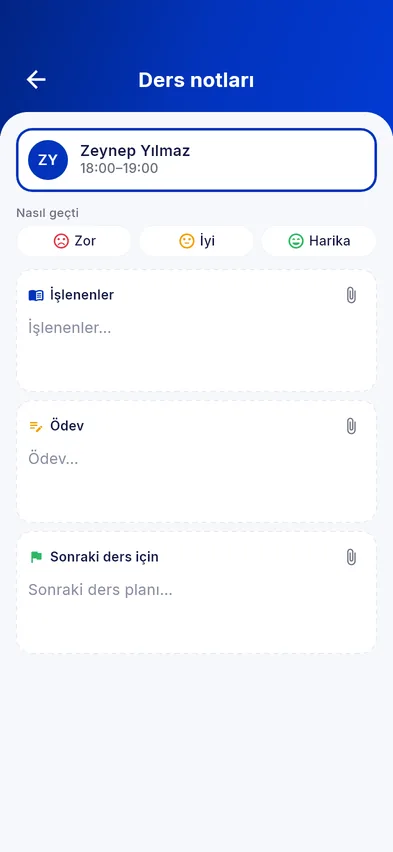 Notlar ve ödevler